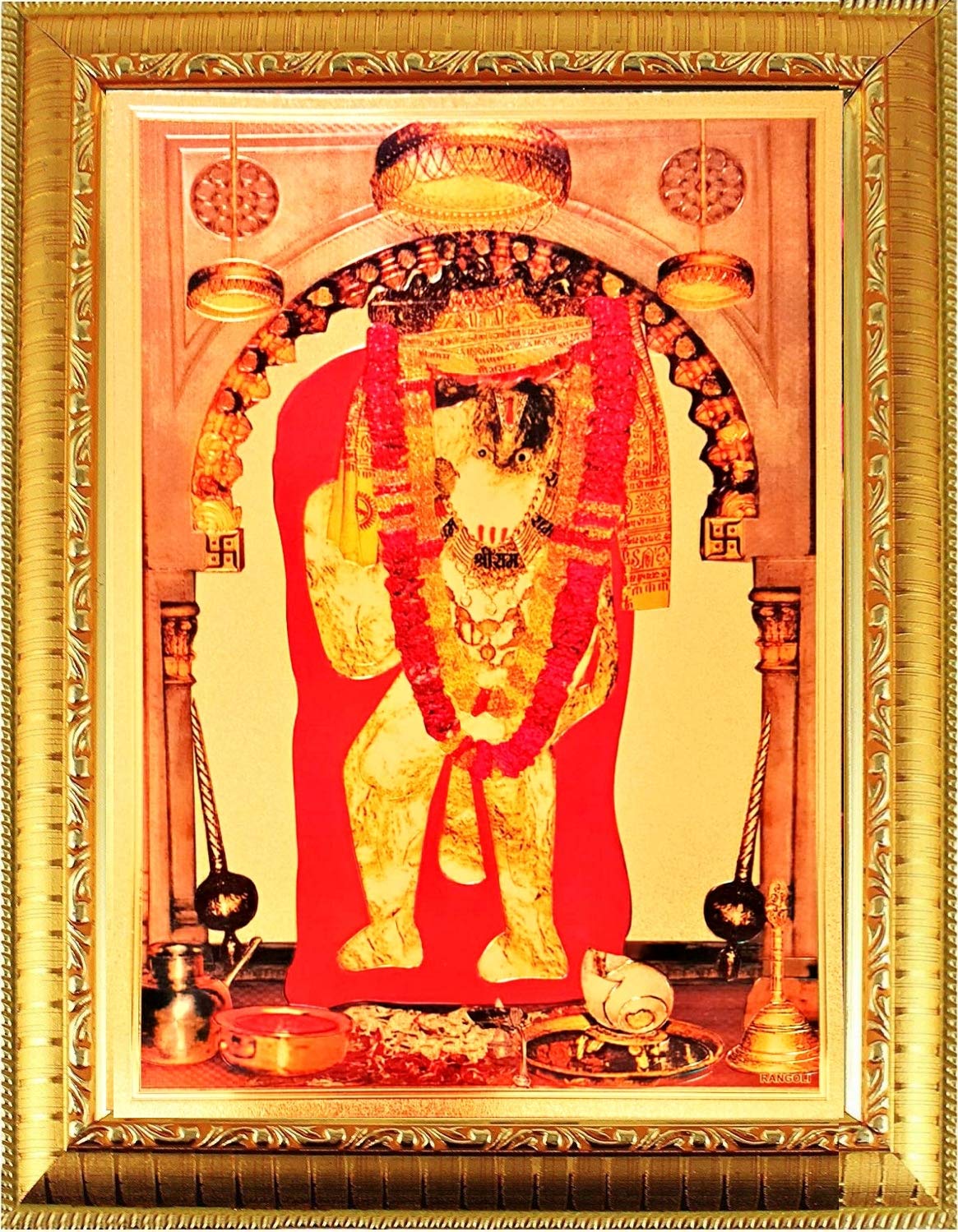 Suninow Mehndipur Balaji Photo Frame For Pooja | Hindu Bhagwan Devi Devta Photo | God Photo Frames | Wall D?Cor Photo Frame | Ph